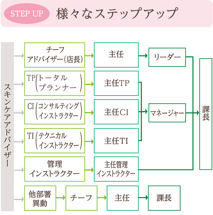 様々なステップアップ